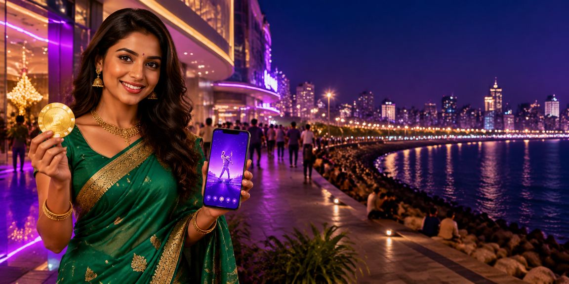 Scenic Mumbai Marine Drive featuring cricket and mobile casino betting experience